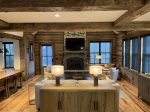 Living area 2nd floor with amazing views of Mt Crested Butte